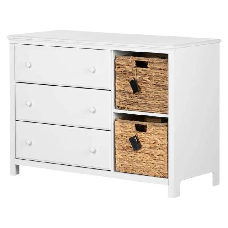 Meubles South Shore 3-Drawer Dresser with Baskets - South Shore