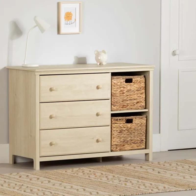 Meubles South Shore 3-Drawer Dresser with Baskets - South Shore