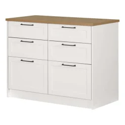 Meubles South Shore 6-Drawer Kitchen Island - South Shore