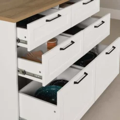 Meubles South Shore 6-Drawer Kitchen Island - South Shore