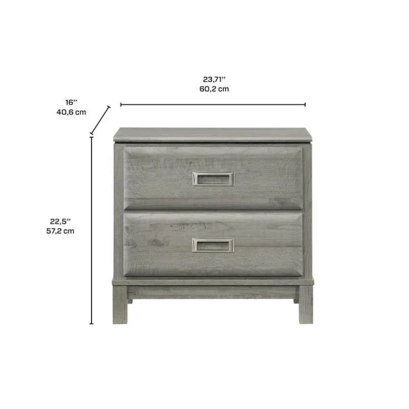 2-Drawer Nightstand