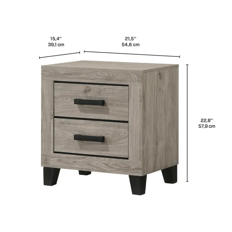 2-Drawer Nightstand