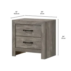 2-Drawer Nightstand
