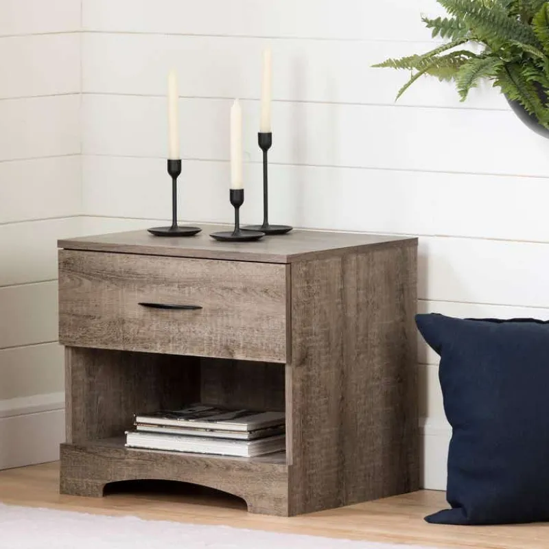 Meubles South Shore 1-Drawer Nightstand - End Table With Storage - South Shore