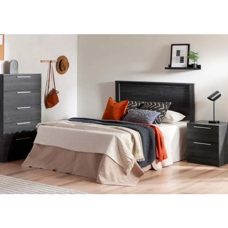Meubles South Shore 2-Drawer Nightstand with Charging Outlet - South Shore