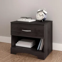 Meubles South Shore 1-Drawer Nightstand with Charging Outlet - South Shore