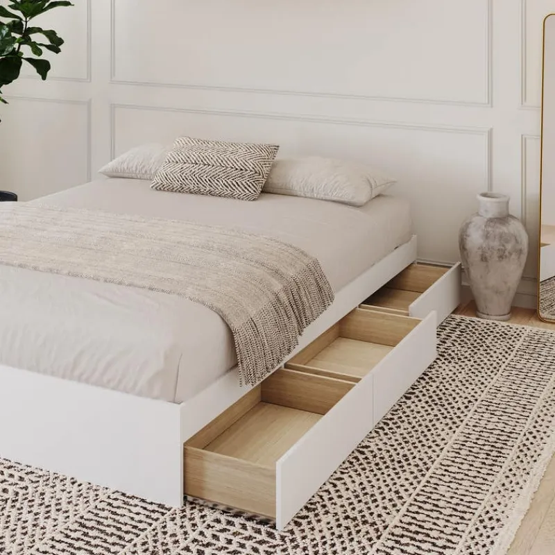 Nexera 3-Drawer Storage King Bed (78") -