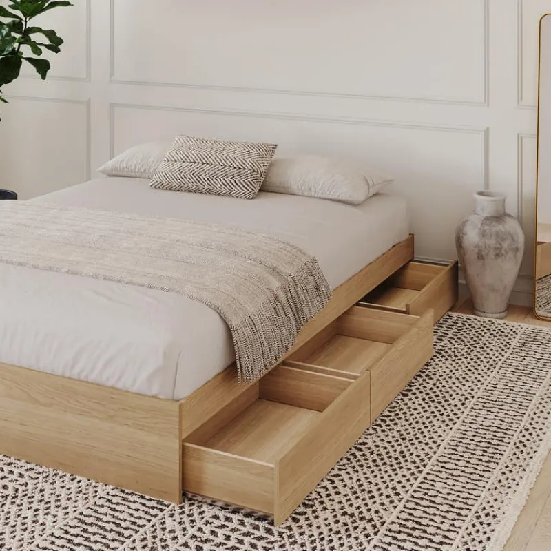 Nexera 3-Drawer Storage King Bed (78") -