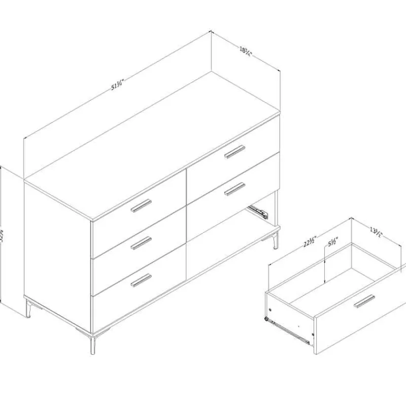 Meubles South Shore Dresser - South Shore