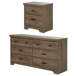 Meubles South Shore Dresser and Nightstand Set - South Shore