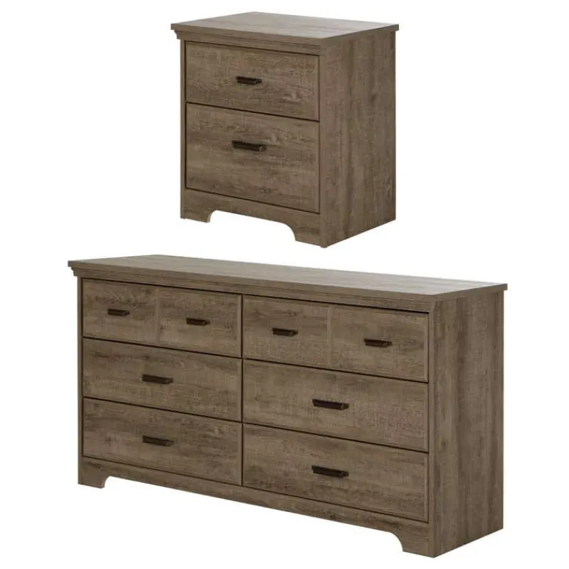 Meubles South Shore Dresser and Nightstand Set - South Shore