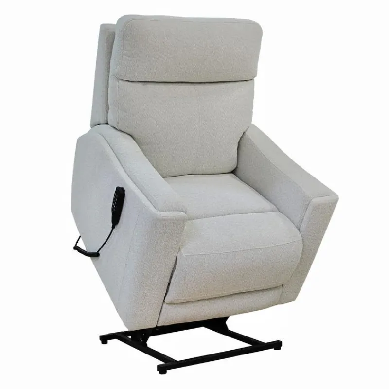 Electric Lift Recliner with Massage, Heat, and Adjustable Headrest - Beige