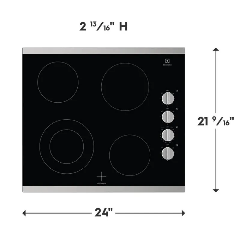Electrolux Cooktop Glass-Ceramic 24" - ECCE242CAS