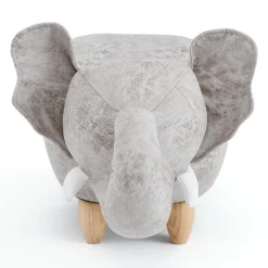 Elephant-Shaped Kids Pouf – 29.5