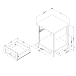 Meubles South Shore End Table - South Shore