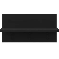 Nexera Entryway Wall-Mounted Coat Rack with Shelf