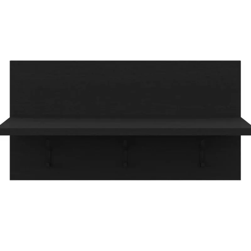 Nexera Entryway Wall-Mounted Coat Rack with Shelf