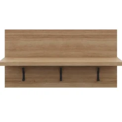 Nexera Entryway Wall-Mounted Coat Rack with Shelf
