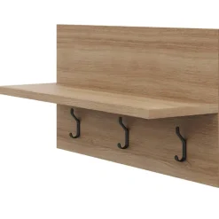 Nexera Entryway Wall-Mounted Coat Rack with Shelf