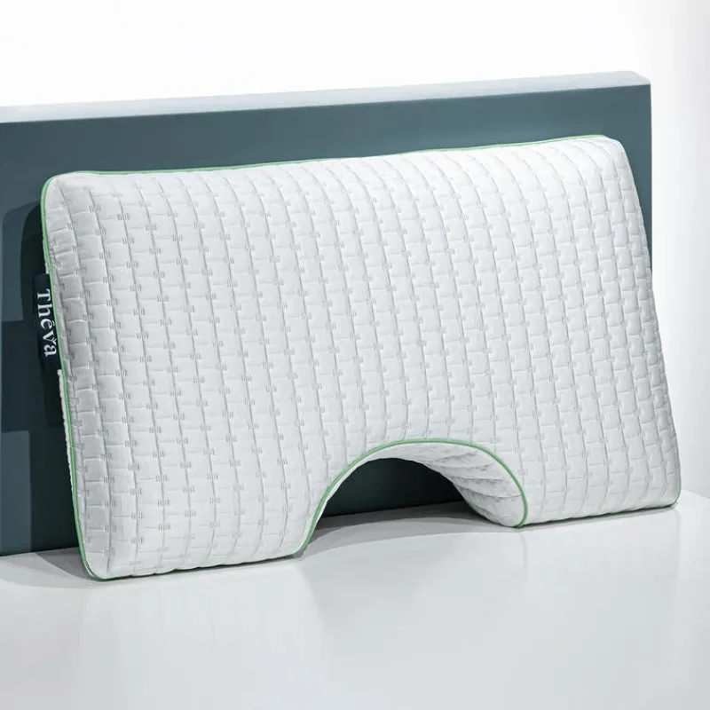 Ergonomic Shoulder Pillow with Green Tea-Infused Memory Foam