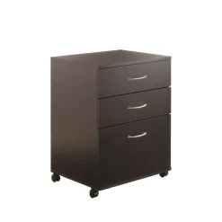 Nexera Essentials Rolling Filing Cabinet, 3-Drawer, -