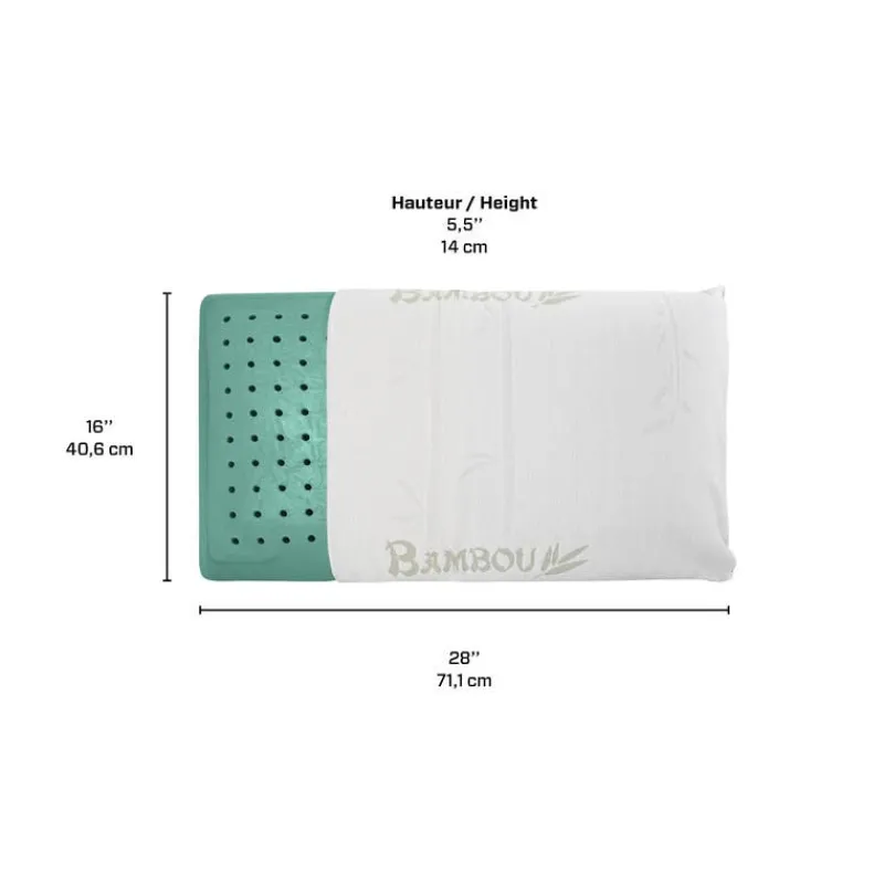 Eucalyptus-Infused Memory Foam Pillow