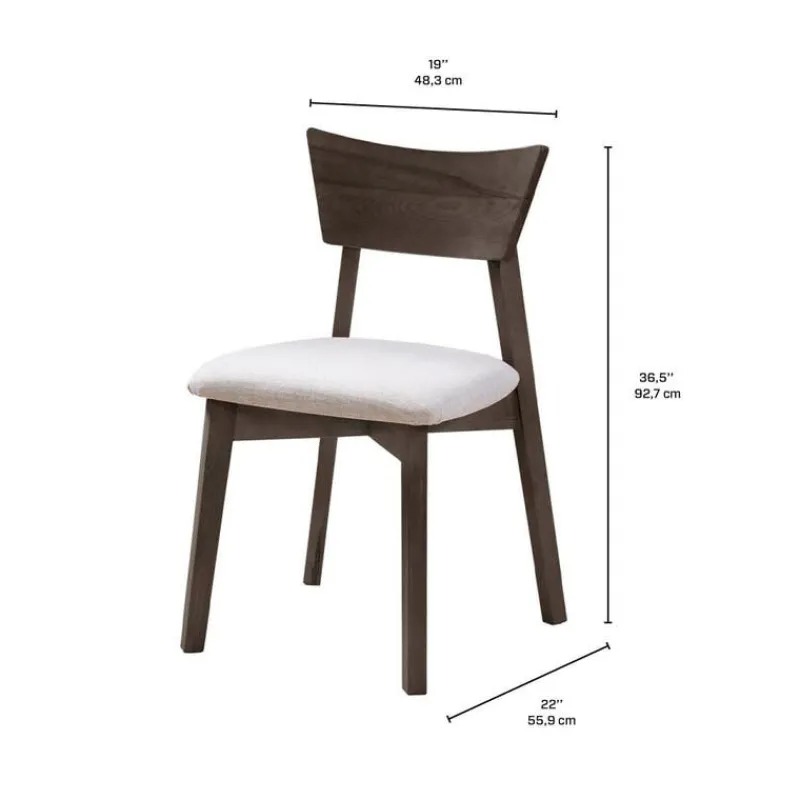 Arboit Poitras Extendable Rectangular Dining Table (54" to 70") with 4 Chairs -