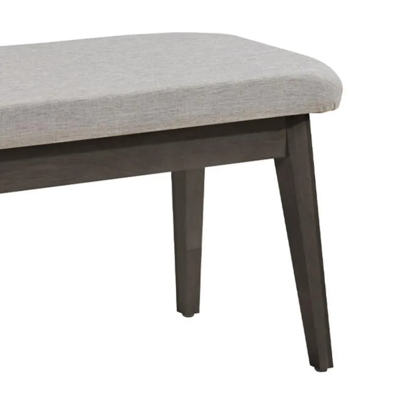 Arboit Poitras Extendable Rectangular Dining Table (54" to 70") with 4 Chairs and Bench -
