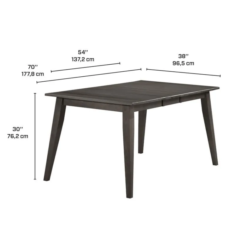 Arboit Poitras Extendable Rectangular Dining Table (54" to 70") -