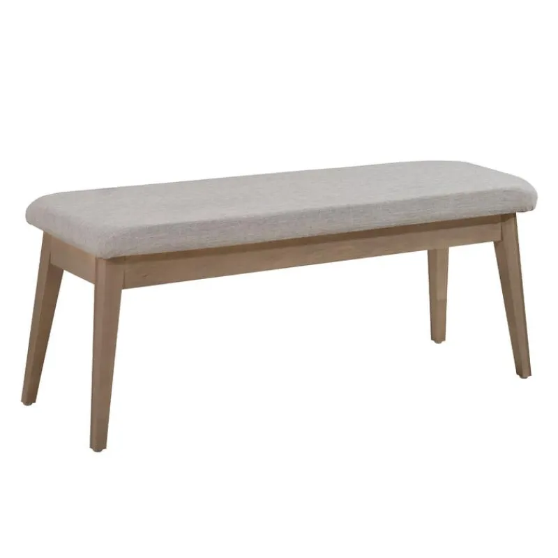 Arboit Poitras Extendable Rectangular Dining Table (48" to 60") with 4 Chairs and Bench -