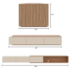 Nexera Extendable TV Console -