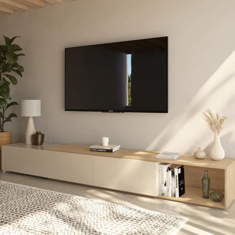 Nexera Extendable tv console -