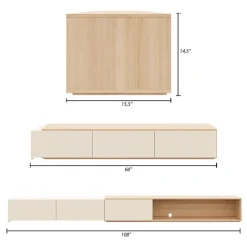 Nexera Extendable tv console -