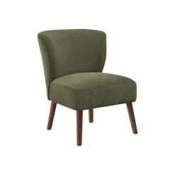 Monarch Fabric Accent Chair - Green