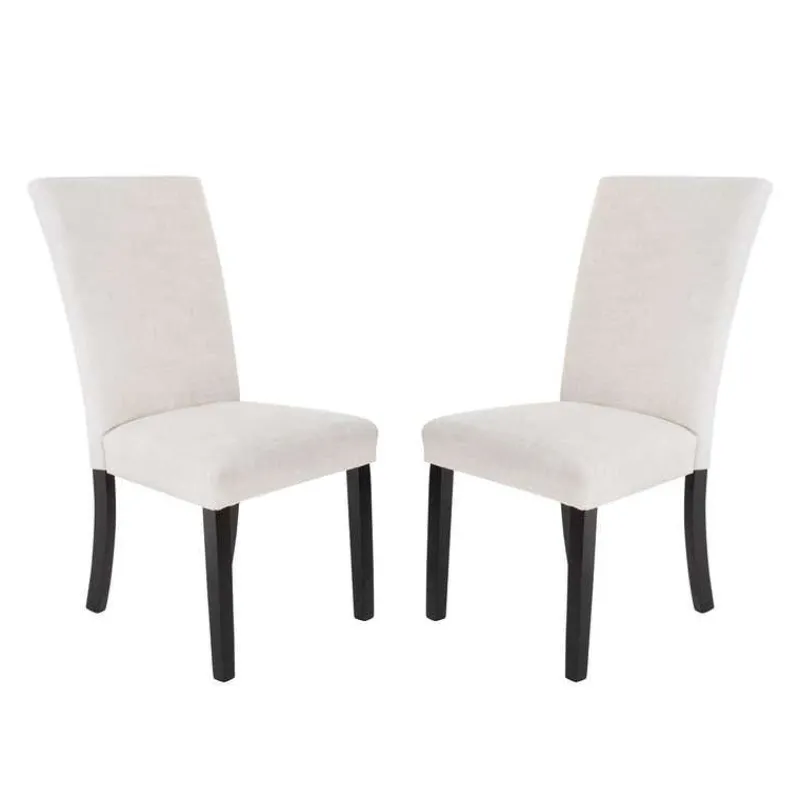 Fabric Chairs (Set of 2) - White