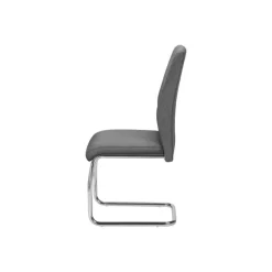 Monarch Fabric Chairs with Chrome Base (Set of 2) - -