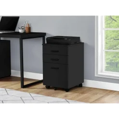 Monarch Filing cabinet - 3 drawer / on castors -