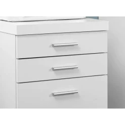 Monarch Filing cabinet - 3 drawer / on castors -