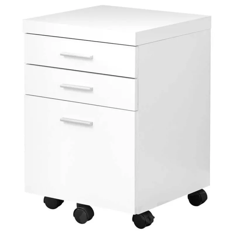 Monarch Filing cabinet - 3 drawer / on castors -