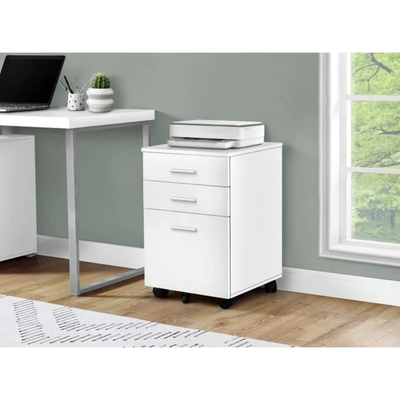 Monarch Filing cabinet - 3 drawer / on castors -