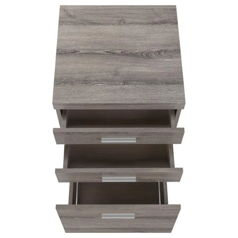 Monarch Filing cabinet - 3 drawer / on castors -
