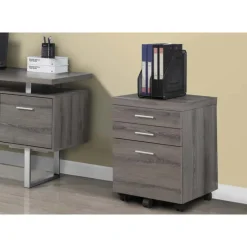 Monarch Filing cabinet - 3 drawer / on castors -