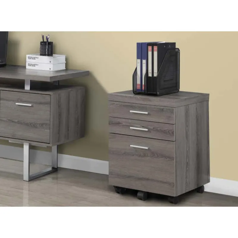 Monarch Filing cabinet - 3 drawer / on castors -