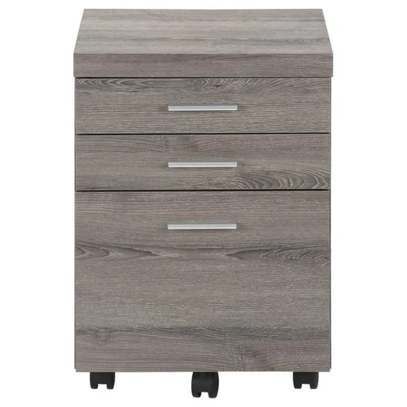 Monarch Filing cabinet - 3 drawer / on castors -