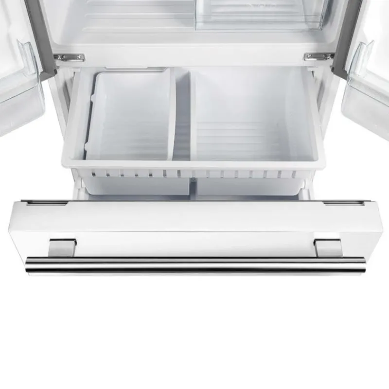 FORNO 17,5 Cu Ft 30 In Refrigerator Bottom Freezer, French door - FFFFD1974-31