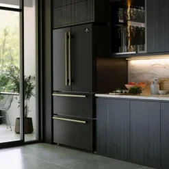 FORNO 19,2 Cu Ft 36 In Refrigerator Bottom Freezer, French door - FFRBI1820-36