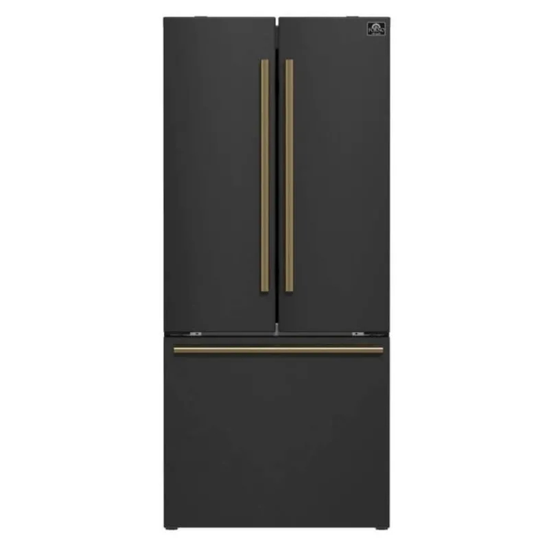FORNO 17,5 Cu Ft 30 In Refrigerator Bottom Freezer, French door - FFFFD1974-31