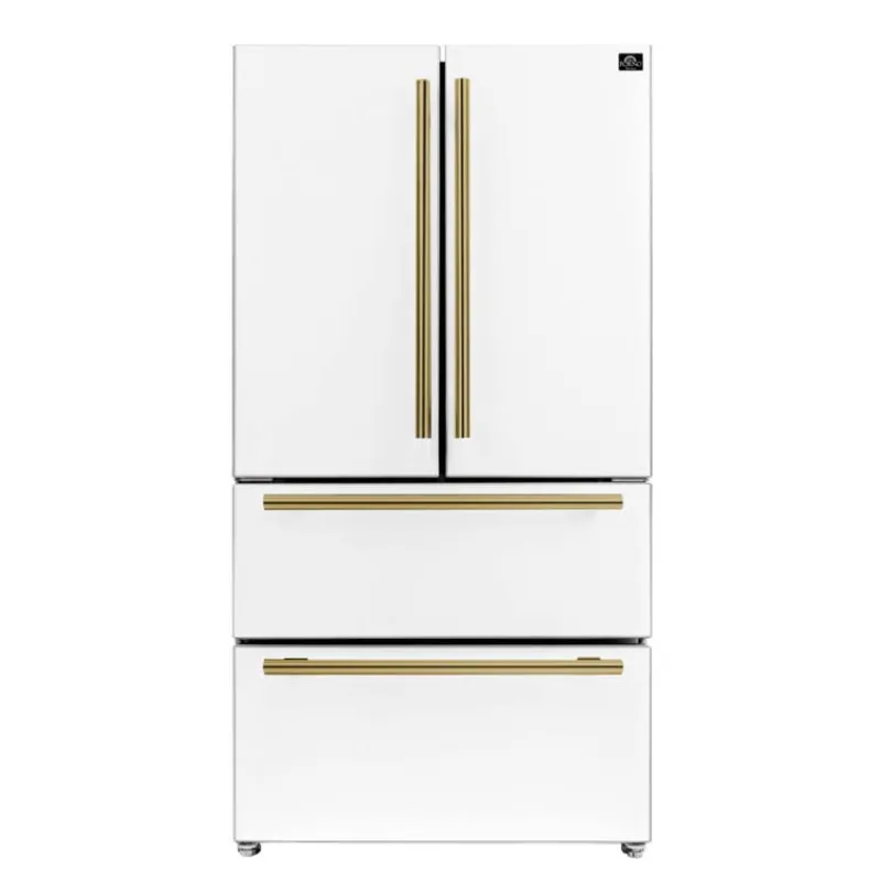 FORNO 19,2 Cu Ft 36 In Refrigerator Bottom Freezer, French door - FFRBI1820-36