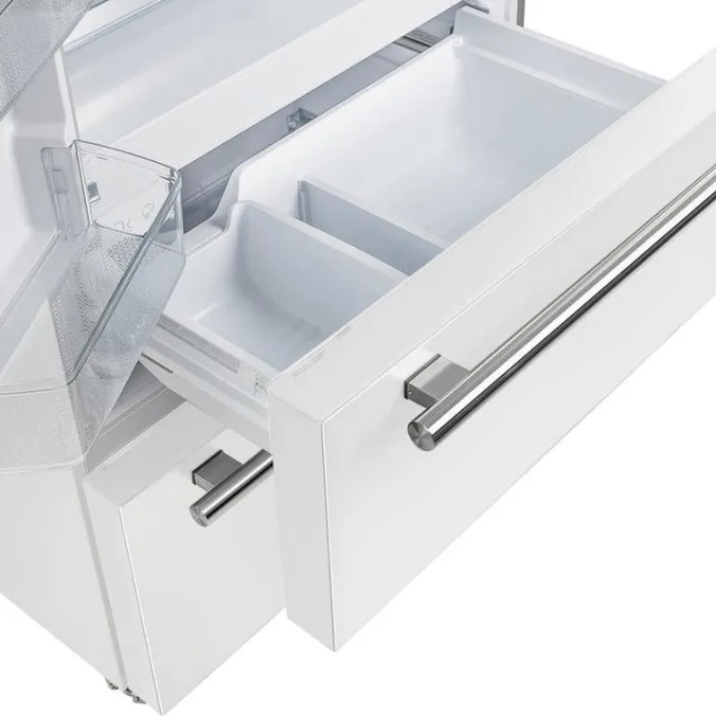 FORNO 19,2 Cu Ft 36 In Refrigerator Bottom Freezer, French door - FFRBI1820-36