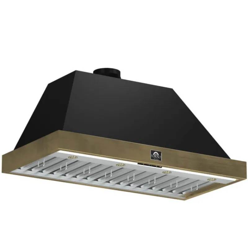 FORNO 48" Wall Mount Range Hood Standard 48" , 600 CFM - FRHWM5078-48